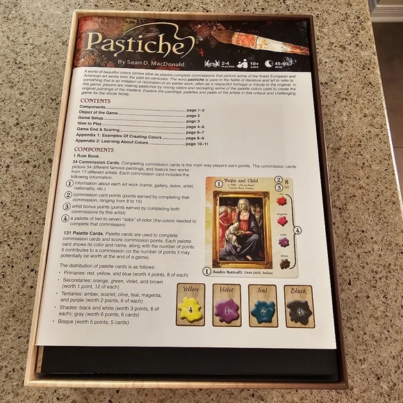 Pastiche Boardgame - Picture 3 of 6